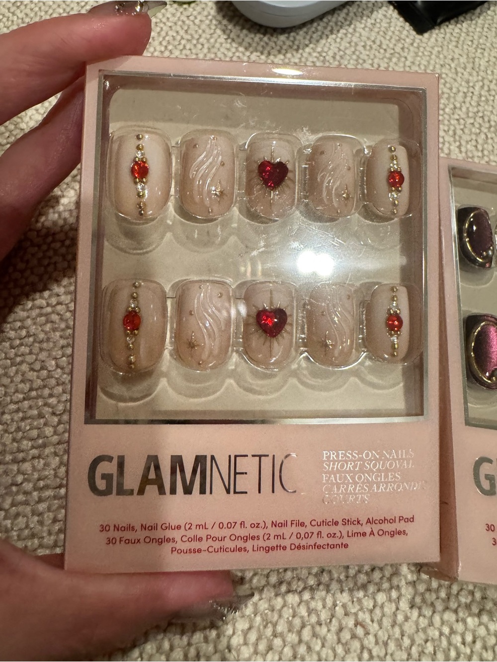 TWO sets GLAMNETIC Press-On Nails new collection